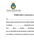 Declaración jurada